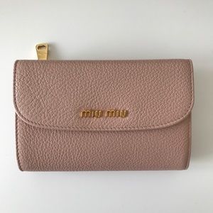 Miu Miu Madras Orchidea Wallet